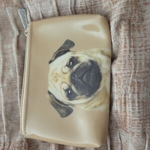 Pug Print Snack Bag Pouch